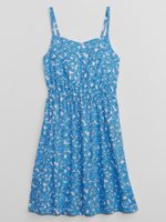 GAP 622623-01 Dětské vzorované šaty Modrá