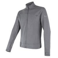 SENSOR MERINO UPPER men's full-zip sweatshirt grey