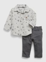 GAP 816168-00 Baby outfit set, Šedá