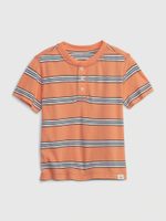 GAP 602588-03 Dětské pruhované tričko Oranžová