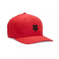 FOX Fox Head Select Flexfit Hat, Flame Red