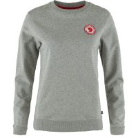 FJÄLLRÄVEN 1960 Logo Badge Sweater W, Grey-Melange