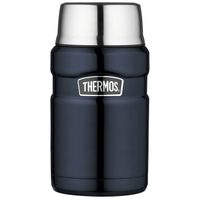 THERMOS Food thermos with cup 710 ml dark blue