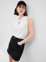 GAP 540596-01 Top bez rukávů Bílá