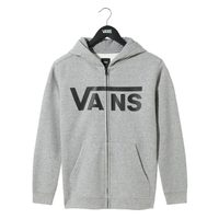 VANS KIDS VANS CLASSIC ZIP HOODIE II (8-14 years) Cement Heather-Black