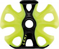 LEKI Big Mountain Binding Basket 2K 95mm, black-neonyellow