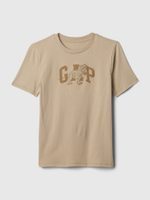 GAP 876898-02 Dětské tričko s logem Béžová