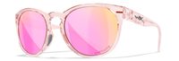 WILEY X COVERTCaptivate Polarized - Rose Gold Mirror - Smoke Green/Gloss Crystal Blush