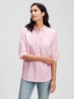 GAP 269247-02 Košile boyfriend oxford Růžová