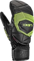 LEKI WCR Coach 3D Mitt, black-ice lemon