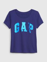 GAP 789406-05 Dětské tričko s metalickým logem Tmavě modrá
