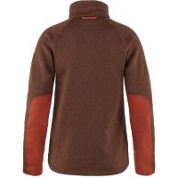Övik Fleece Zip Sweater W, Autumn Leaf