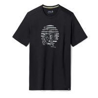 SMARTWOOL COMPANION TREK GRAPHIC SS TEE SLIM FIT, black