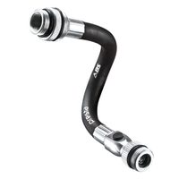 LEZYNE ABS FLEX HOSE BLACK / SILVER