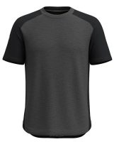 SMARTWOOL M ACTIVE MESH SS TEE, charcoal heather