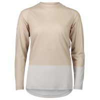 POC W's MTB Pure LS Jersey Lt Sandstone Beige/Granite Grey