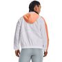 UA Rush Woven FZ Jacket, White