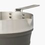 Detour Stainless Steel Collapsible Pouring Pot - 1.8L, Beluga Black