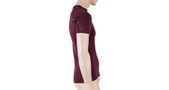 MERINO AIR men's shirt neck sleeve dark burgundy