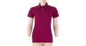 MERINO ACTIVE POLO women's shirt, lilla