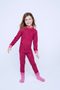 Active kid long johns plum