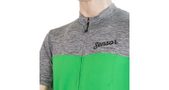 CYKLO MOTION men's full-zip jersey, grey/green