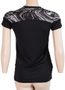 COOLMAX IMPRESS women's shirt black/sea
