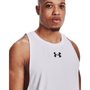 UA BASELINE COTTON TANK, White