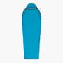 Breeze Sleeping Bag Liner - Mummy w/ Drawcord Blue Atoll