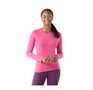 W CLASSIC THERMAL MERINO BL CREW BOXED, power pink