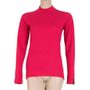 DOUBLE FACE ladies long sleeve shirt magenta