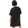 WM CENTER VEE TEE DRESS, Black