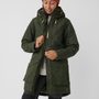 Singi Wool Padded Parka W Deep Forest