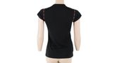 MERINO AIR women's T-shirt neck sleeve black