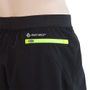 TRAIL men's shorts, black/reflex yellow