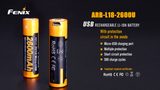 18650 2600 mAh (Li-ion) USB