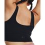 Meridian Fitted Crop Tank-BLK