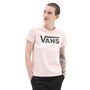 WM FLYING V CREW TEE PEACH WHIP