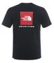 M S/S RED BOX TEE, TNF BLACK