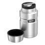 Food thermos with folding spoon and cup 710 ml stainless steel