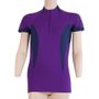 CYKLO RACE women's jersey round sleeve purple/dark blue