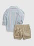 568290-00 Baby outfit košile a kraťasy Barevná