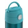 Baby thermos with straw 355 ml turquoise