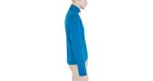 MERINO UPPER men's sweatshirt full zip blue