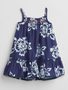 698742-00 Baby šaty s ed floral Tmavě modrá