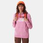 W DREW PEAK PULLOVER HOODIE SUNSET MAUVE