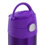 Baby thermos with straw 355 ml purple