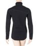 MERINO UPPER ladies sweatshirt short zip black