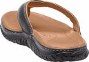 Hilo Flip M, raven - men's leather flip flops