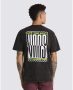 STACKED TIE DYE LOGO SS TEE, Black